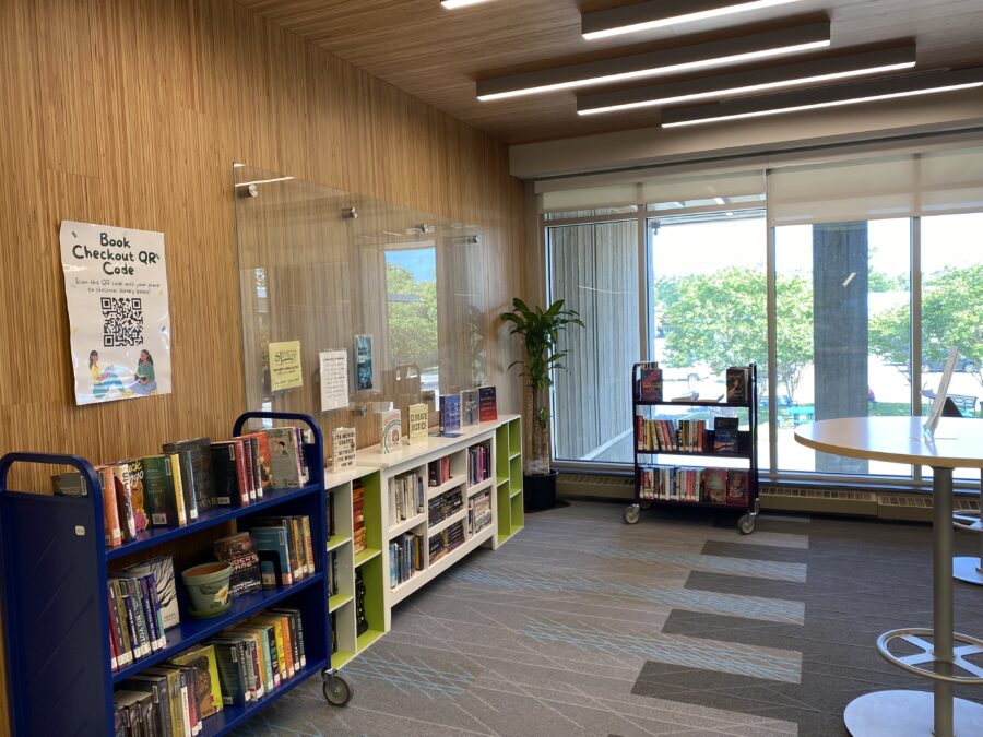 Picture of free library space and new ACC Library (2020 - present)
