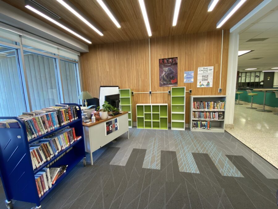 Picture of free library space and new ACC Library (2020 - present)