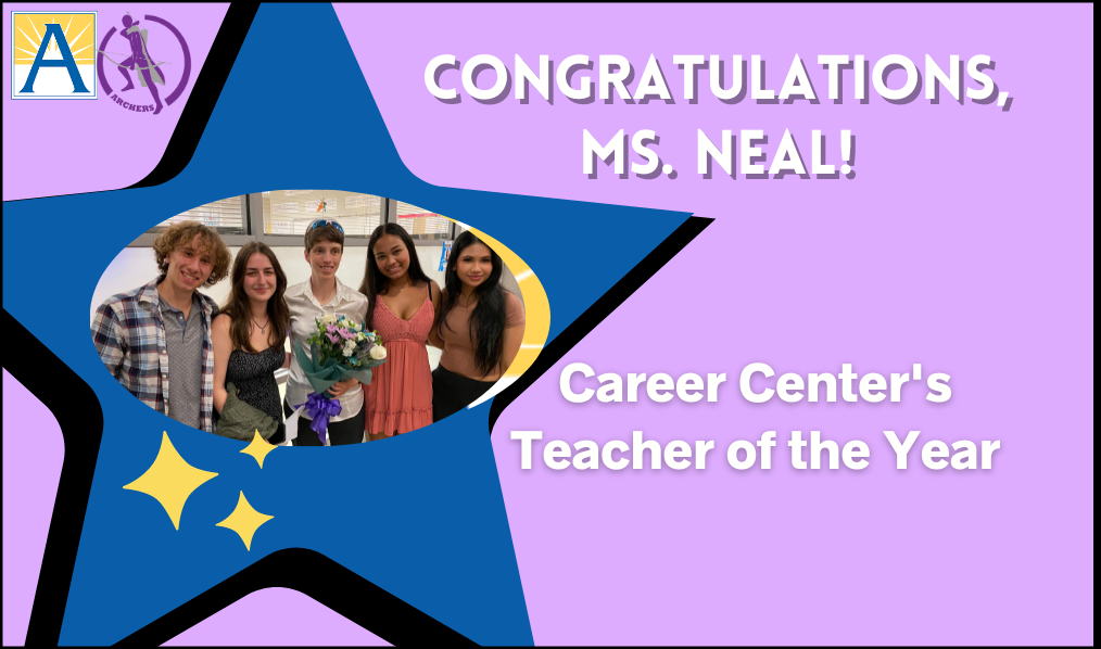 Congrats to ACC’s Teacher of the Year, Ms. Ashley Neal!
