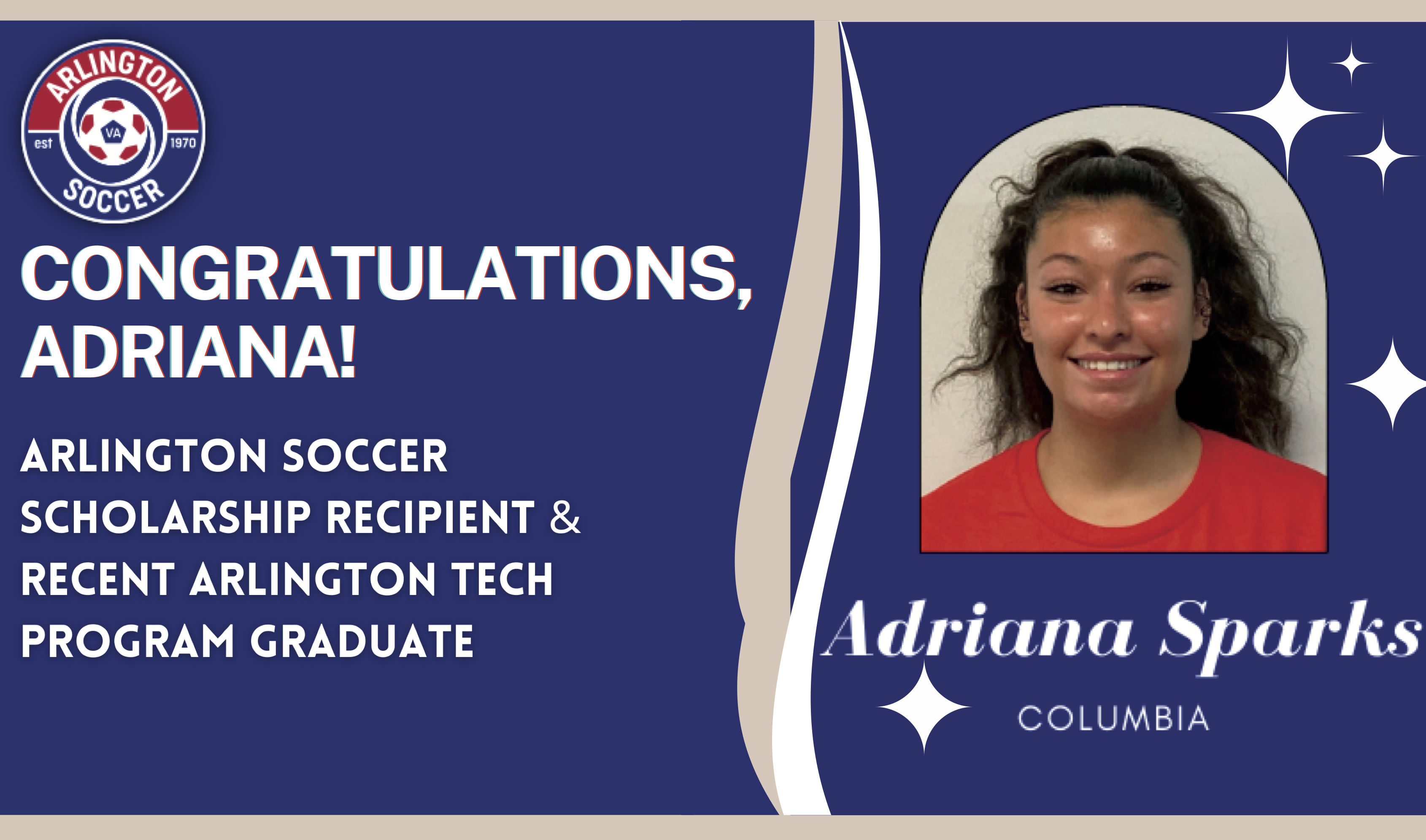 ACC graduate selected for Arlington Soccer Full-Time College Scholarship