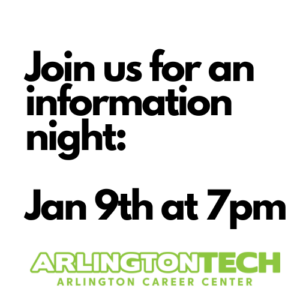 Join us for an Information Night on Jan 9th at 7pm