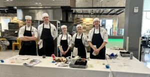 Picture of ACC Culinary Arts students at the VA ProStart Culinary Arts Competition