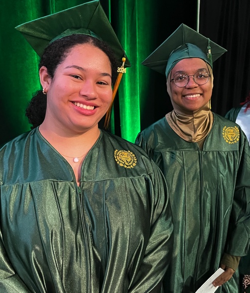 Arlington Tech students at the 2024 NVCC Commencement ceremony