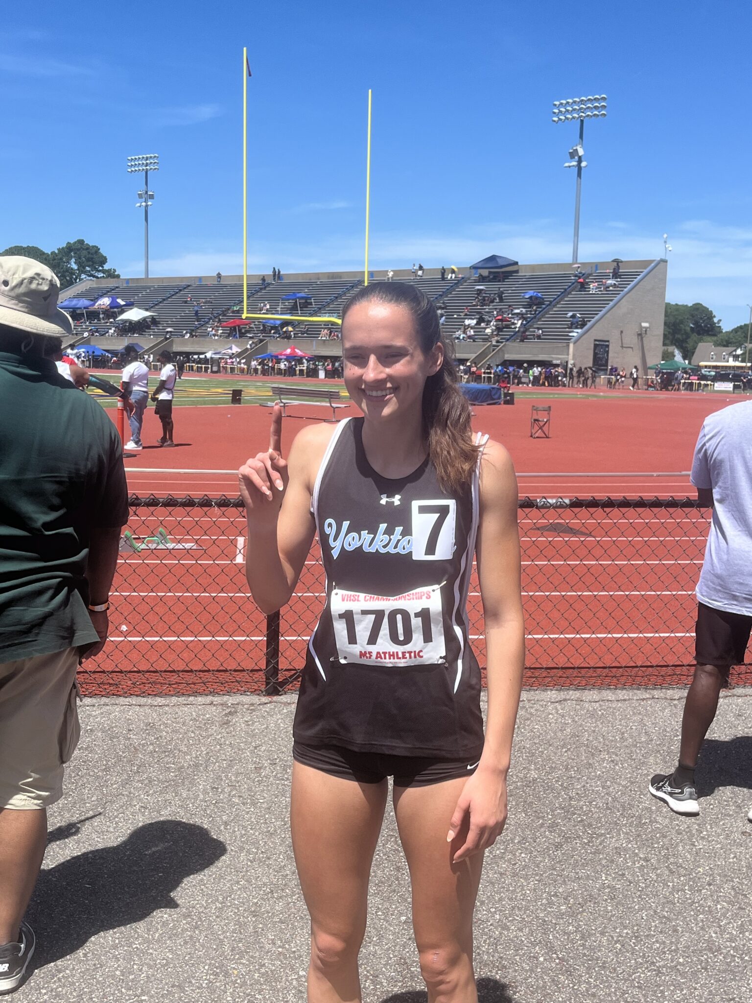 Arlington Tech Junior Breaks Yorktown 400 Meter Dash Record and Places