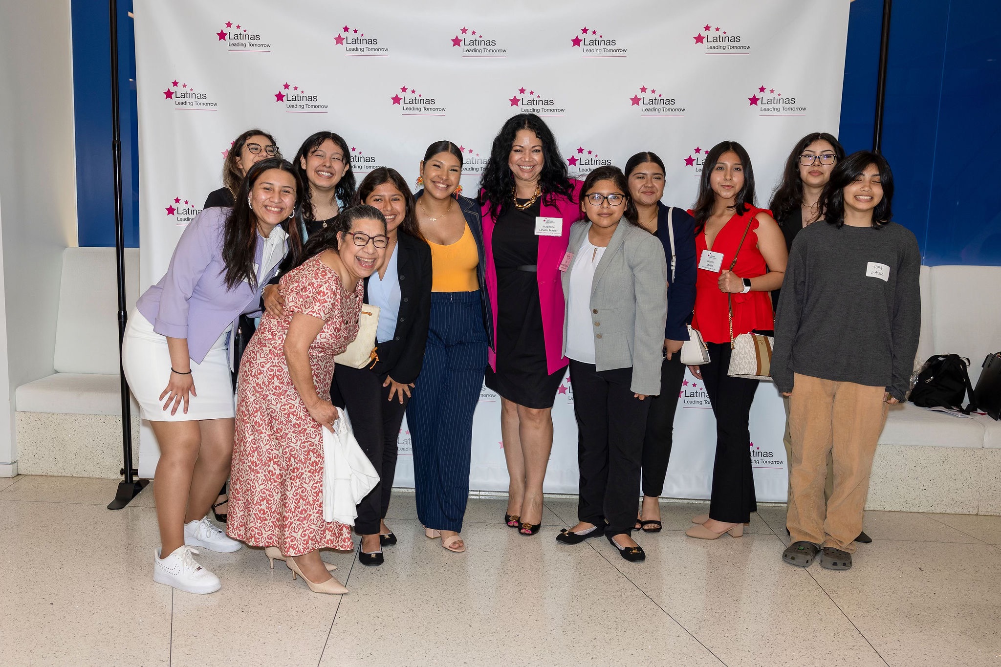 Picture of the Members and Faculty Sponsors of Latinas Leading Tomorrow