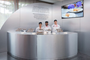 ACC Culinary Arts Students at the Soiree Suisse at the Residence of the Swiss Ambassador on Wednesday, September 10, 2025 in Washington.