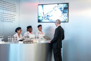 ACC Culinary Arts Students at the Soiree Suisse at the Residence of the Swiss Ambassador on Wednesday, September 10, 2025 in Washington.