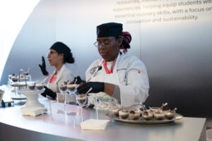 ACC Culinary Arts Students at the Soiree Suisse at the Residence of the Swiss Ambassador on Wednesday, September 10, 2025 in Washington.