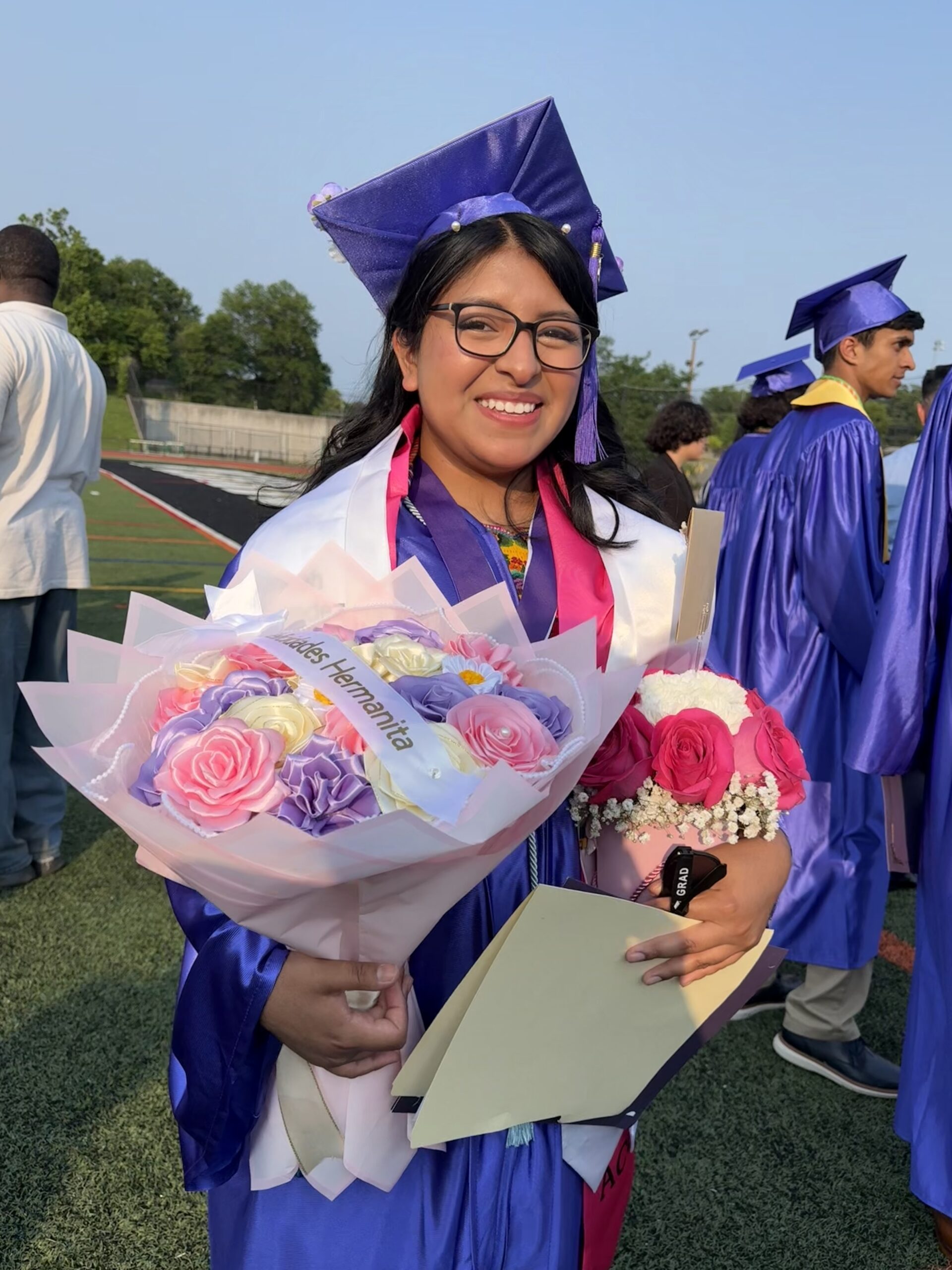 ELI Program student at Commencement ceremony