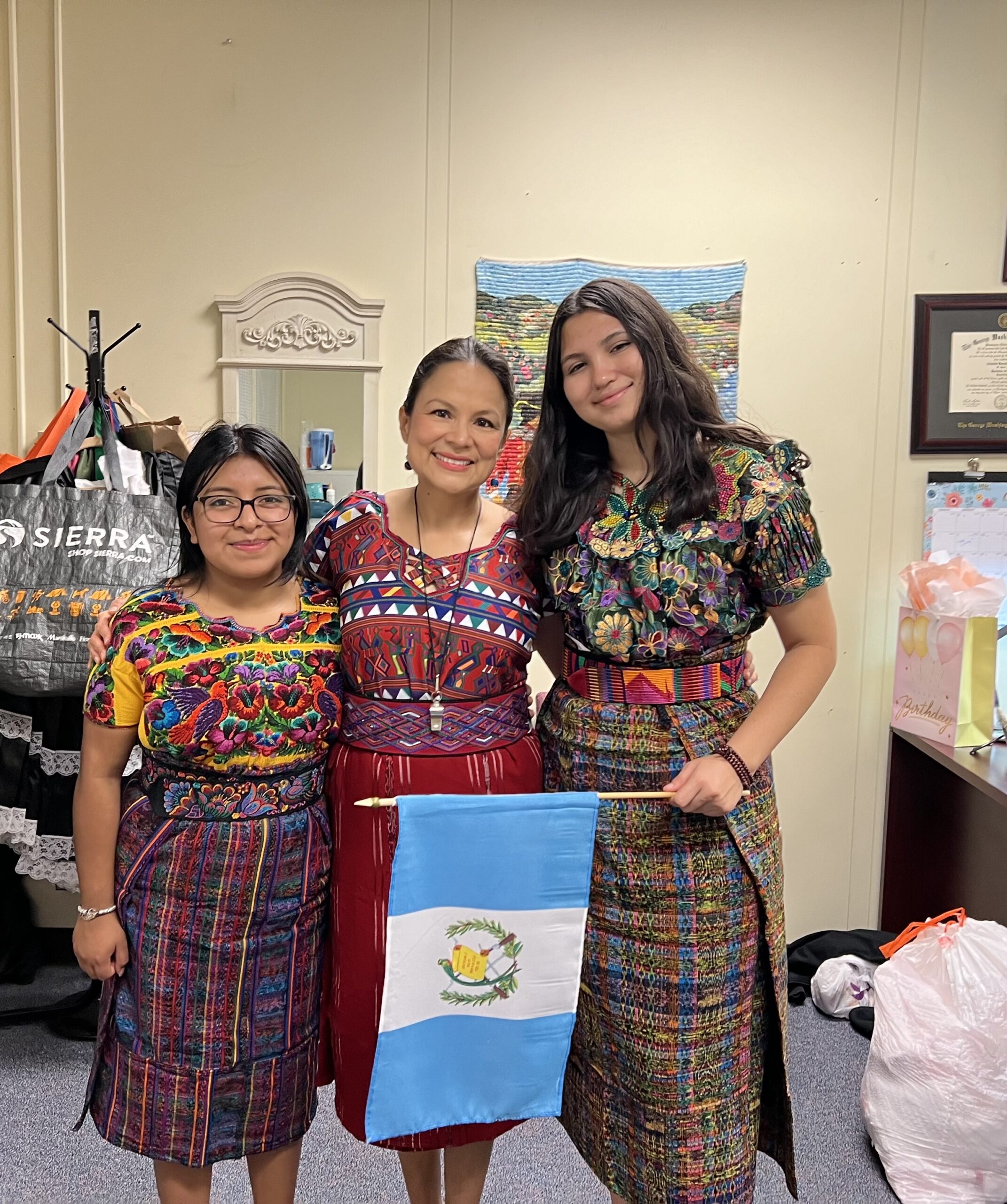 ELI Program students with Program Coordinator, Señora Trevino