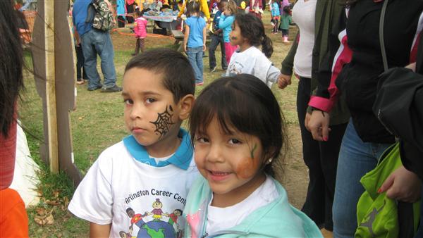 Students at field day